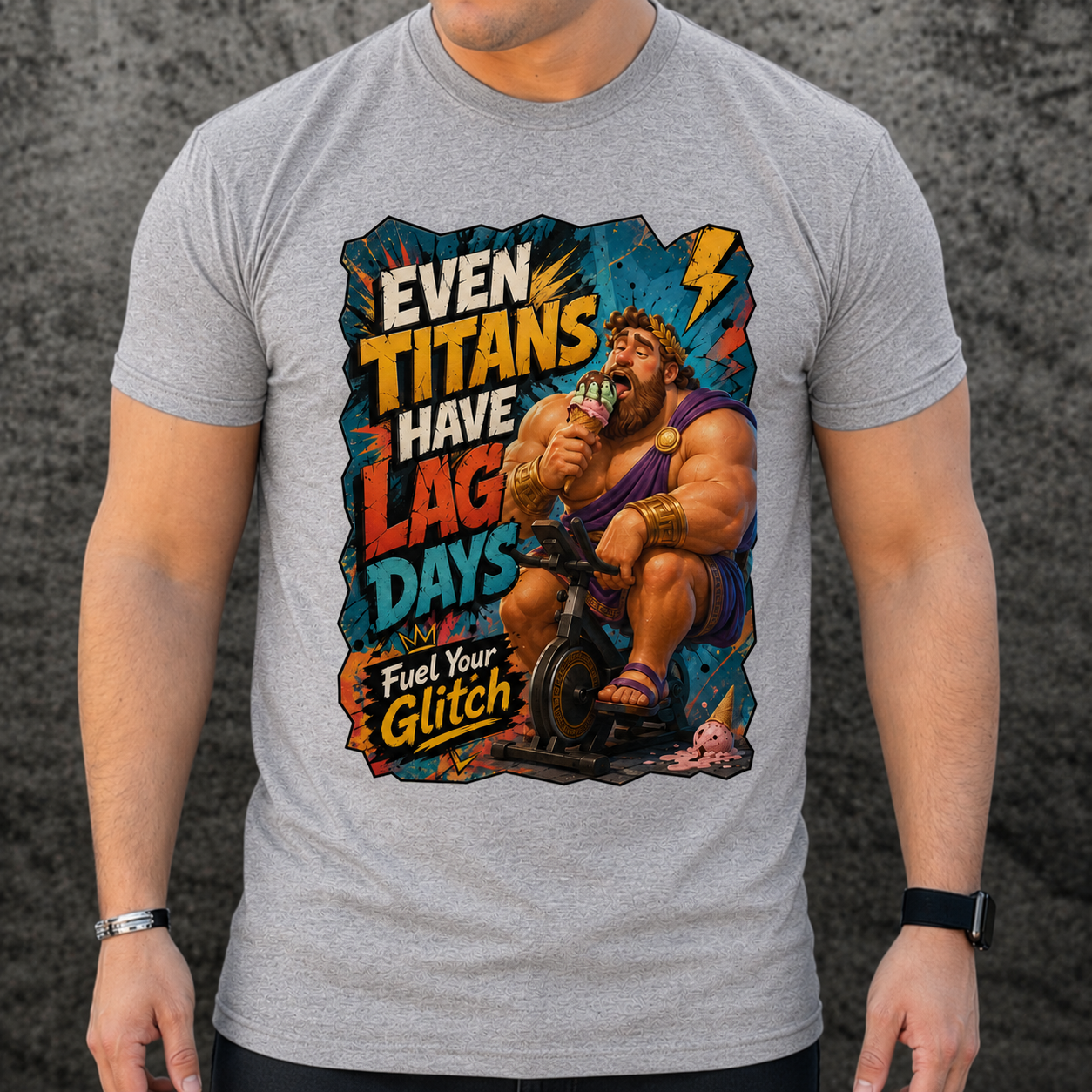 Lag Days Glitch Tee "MENS"